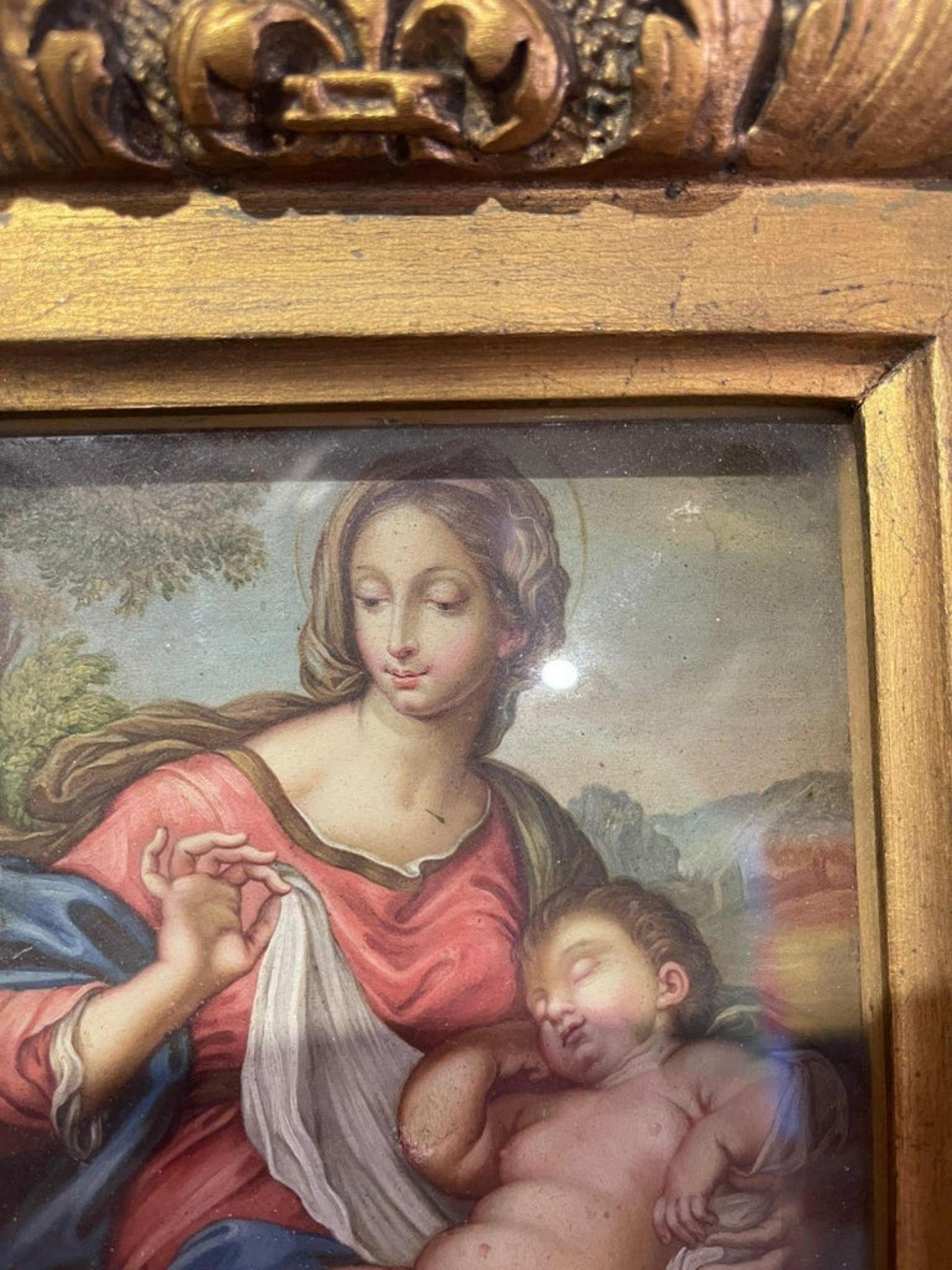 18th Century and Earlier Antonio Allegri, Our Lady with the Child Jesus 16th Century For Sale