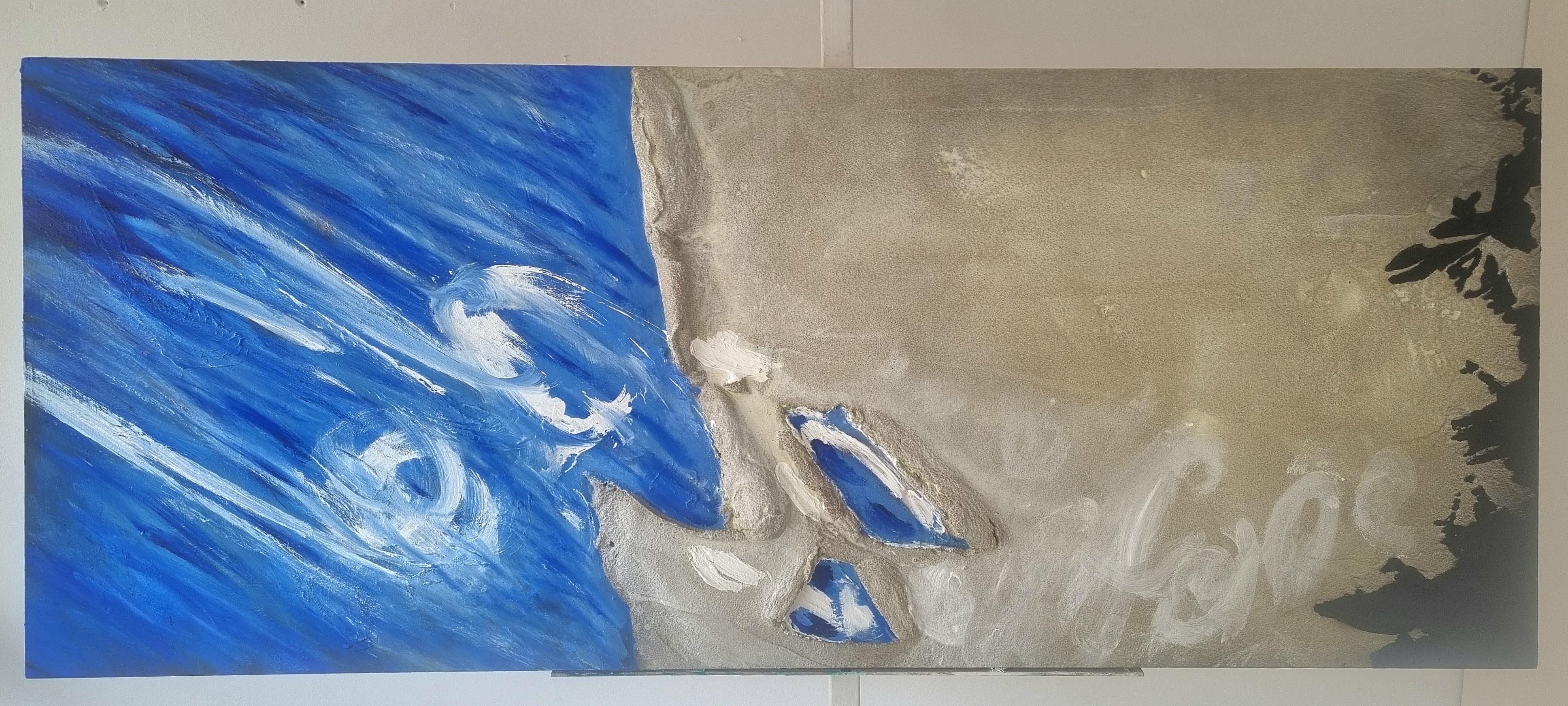 17. Antoni Amat  tecnica mista astratta originale - Painting di Antonio Amat