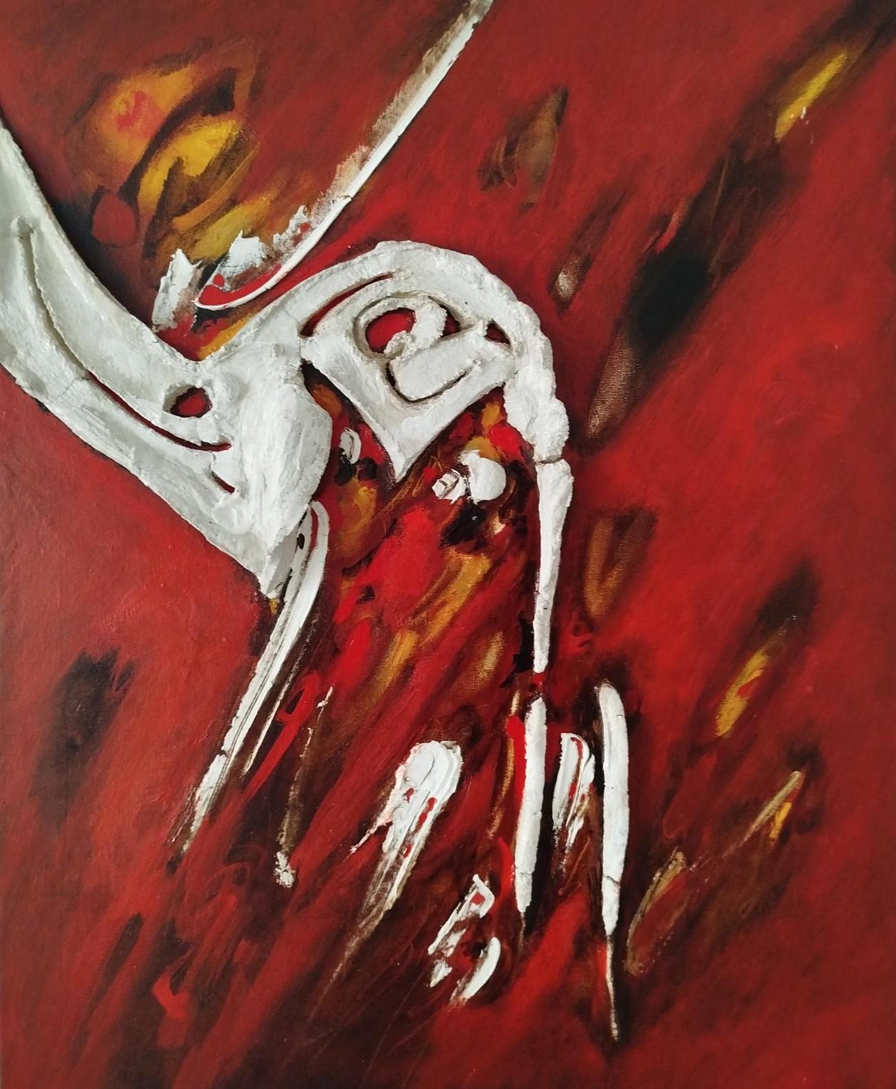 Antoni Amat  tecnica mista astratta originale - Painting di Antonio Amat