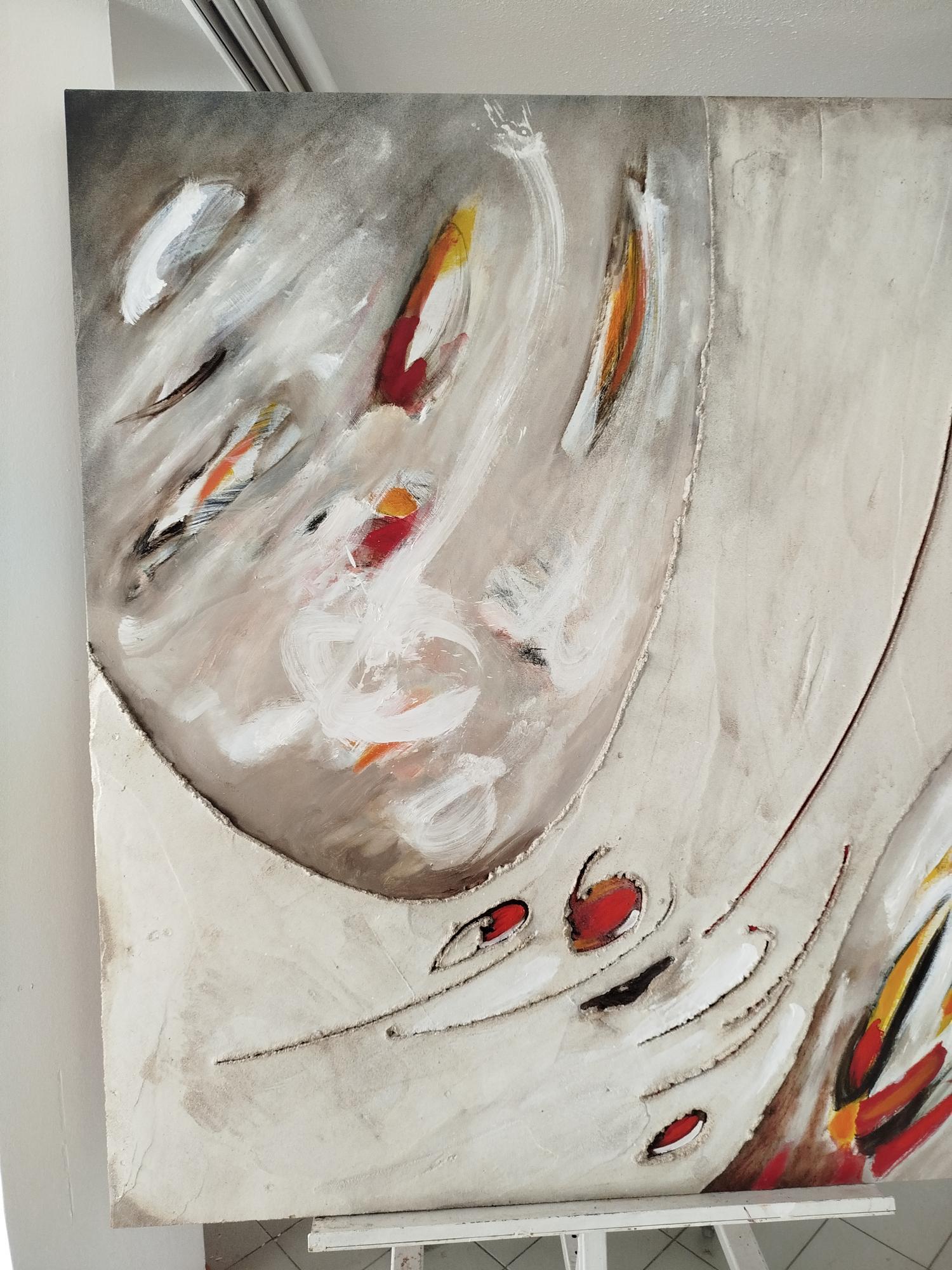 pittura acrilica astratta originale a tecnica mista
Opera originale dell'artista spagnolo Antonio Amat
Tecnica mista
Firmato dall'artista
Antoni Amat 
Fin dai suoi inizi artistici è stato affascinato dalla relazione e dalle interazioni tra l'essere