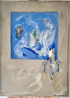 Antoni Amat  tecnica mista astratta originale