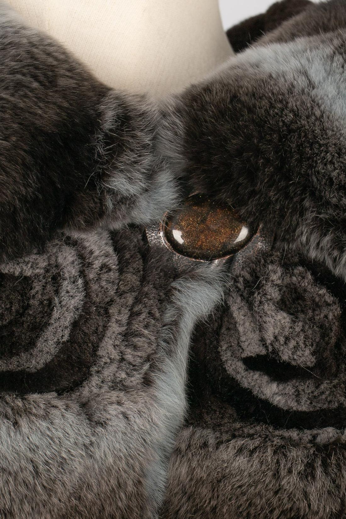 Women's Antonio Arnesano Rex Rabbit Fur Cape