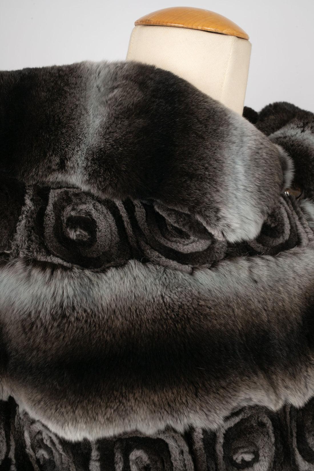 Antonio Arnesano Rex Rabbit Fur Cape 2