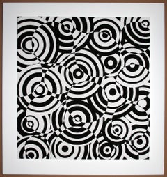 Interferences cercles noir et blanc