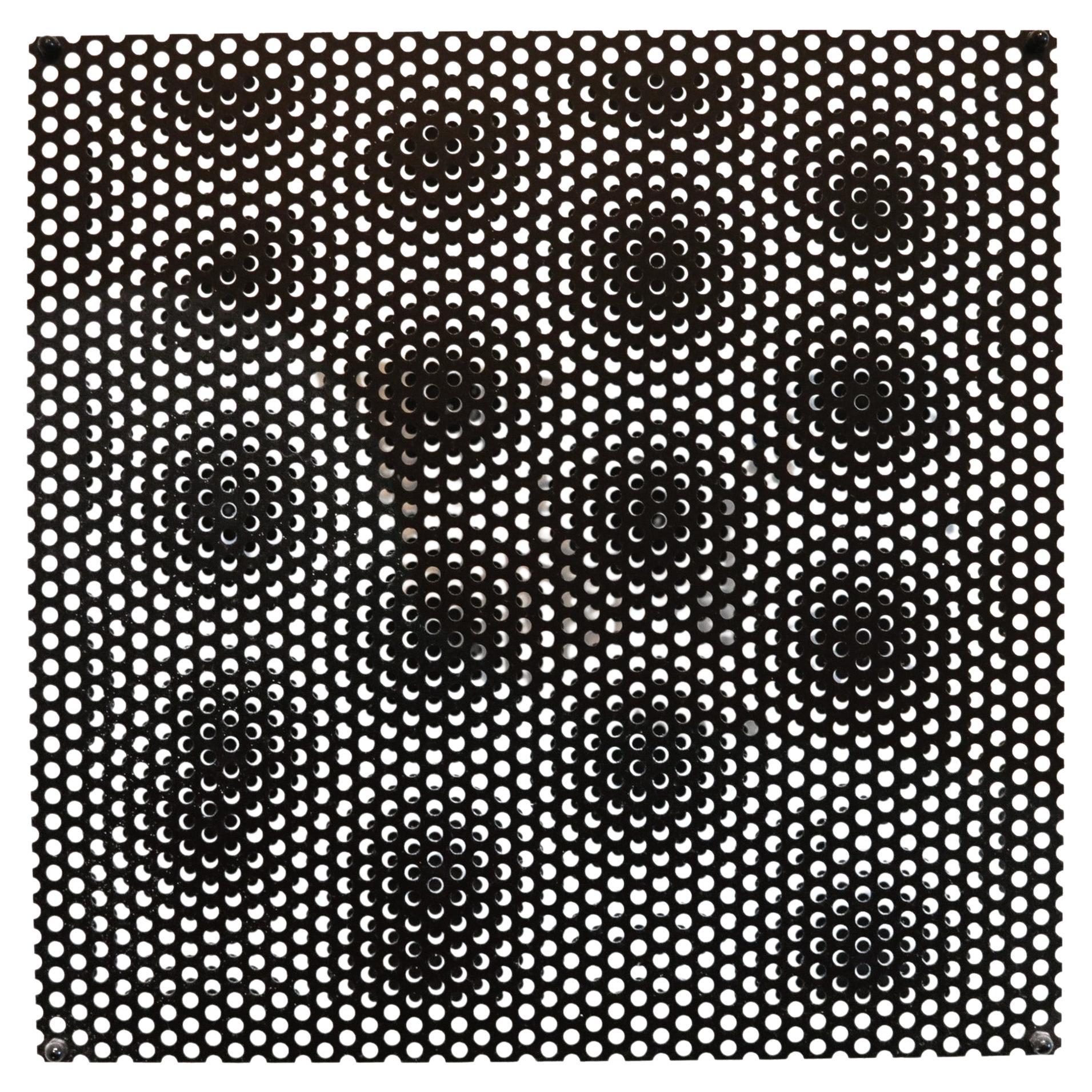 ANTONIO ASIS Paris 2010 "Vibration Grand Cercle" Op-Art Wall Sculpture For Sale