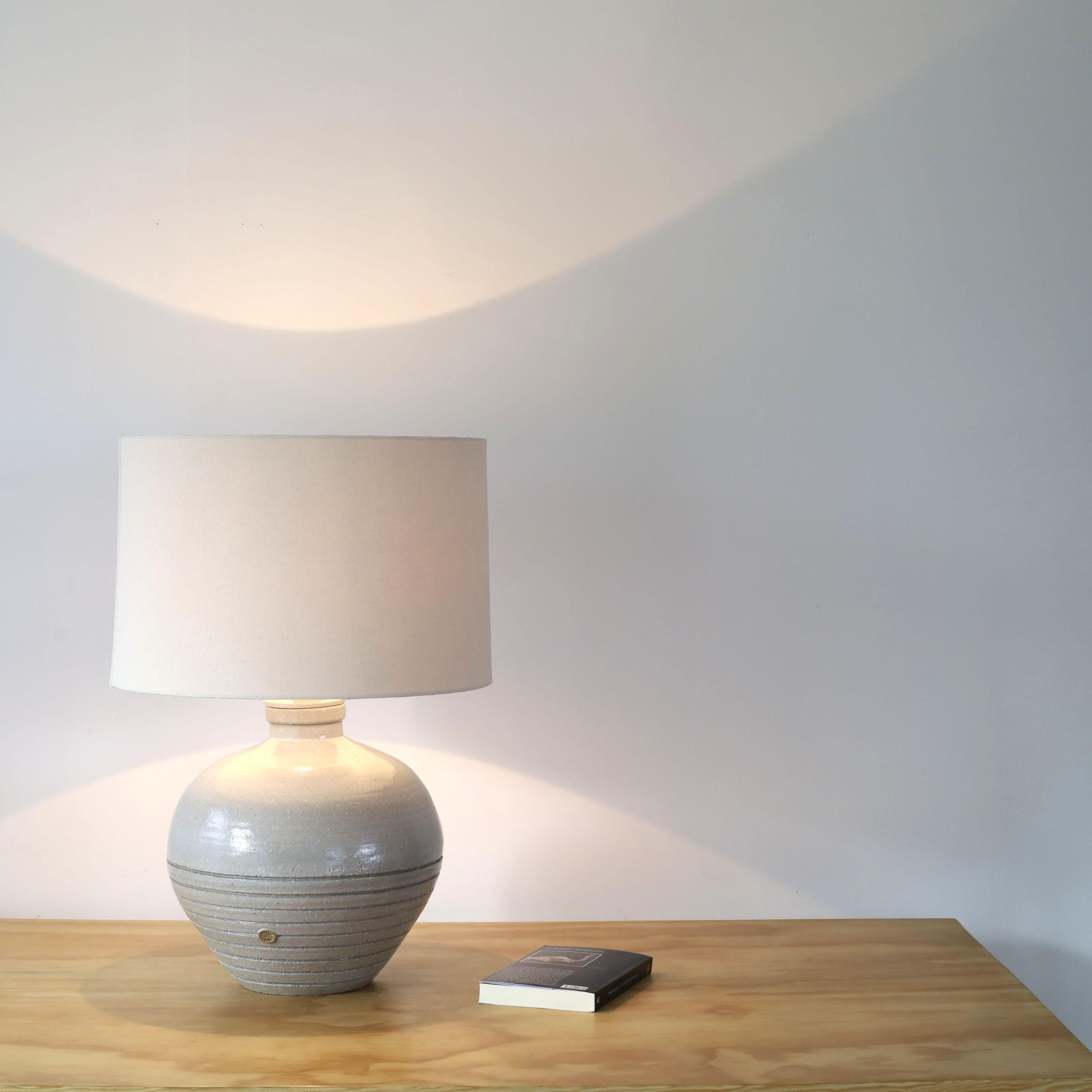 Turned Antonio Attolini Lamp For Sale
