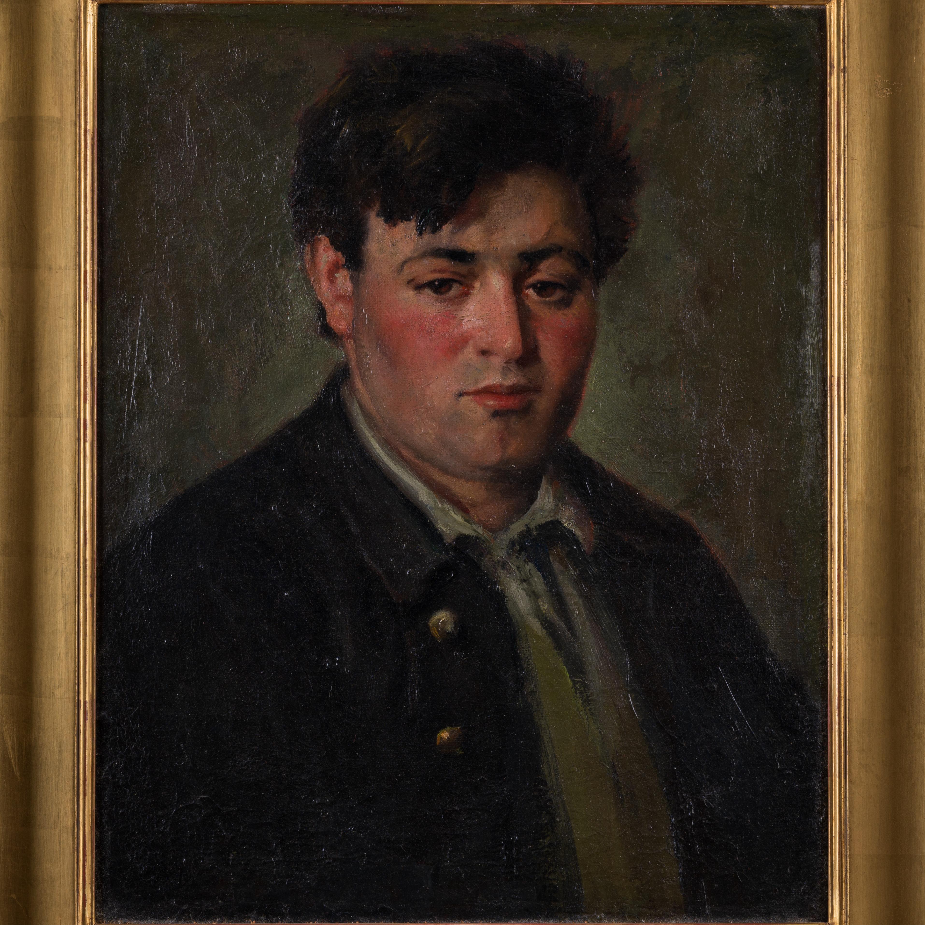 Antonio Barone
(New York/California, 1889-1971)

“Joe”, circa 1917
oil on canvas

sight: 16 by 20 inches
frame: 22 by 26 inches

Antonio Barone was born in Sicily and arrived at Ellis Island at age 11. He studied painting under William Merritt Chase