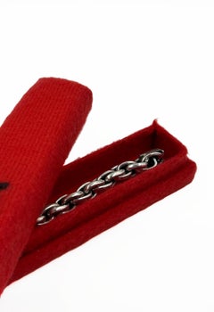 Antonio Belgiorno 900 Silver Link Bracelet, Argentina, Mid-20th Century