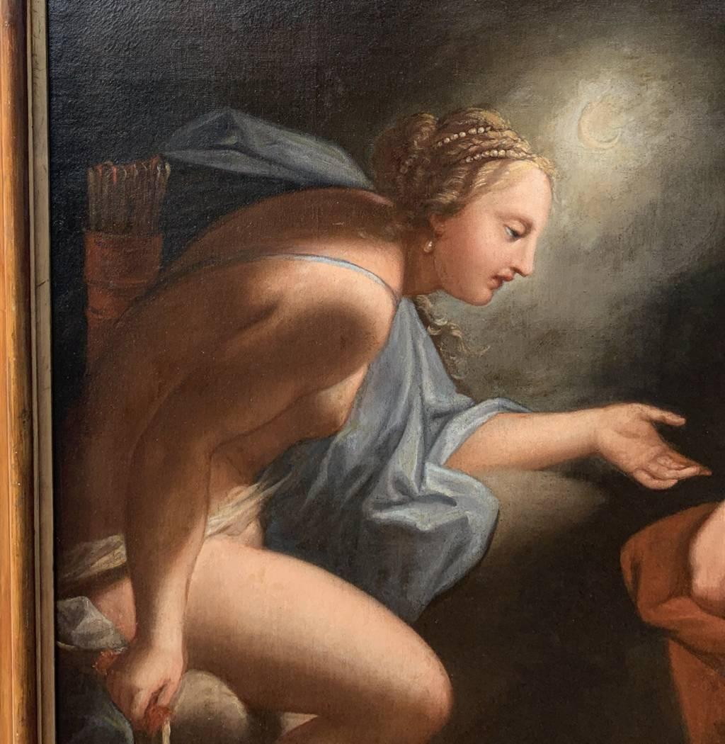Antonio Bellucci (Venediger Meister) – Figurenmalerei des frühen 18. Jahrhunderts – Diana im Angebot 7