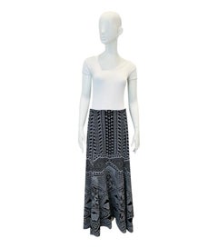 Antonio Beradi Silk Maxi Skirt