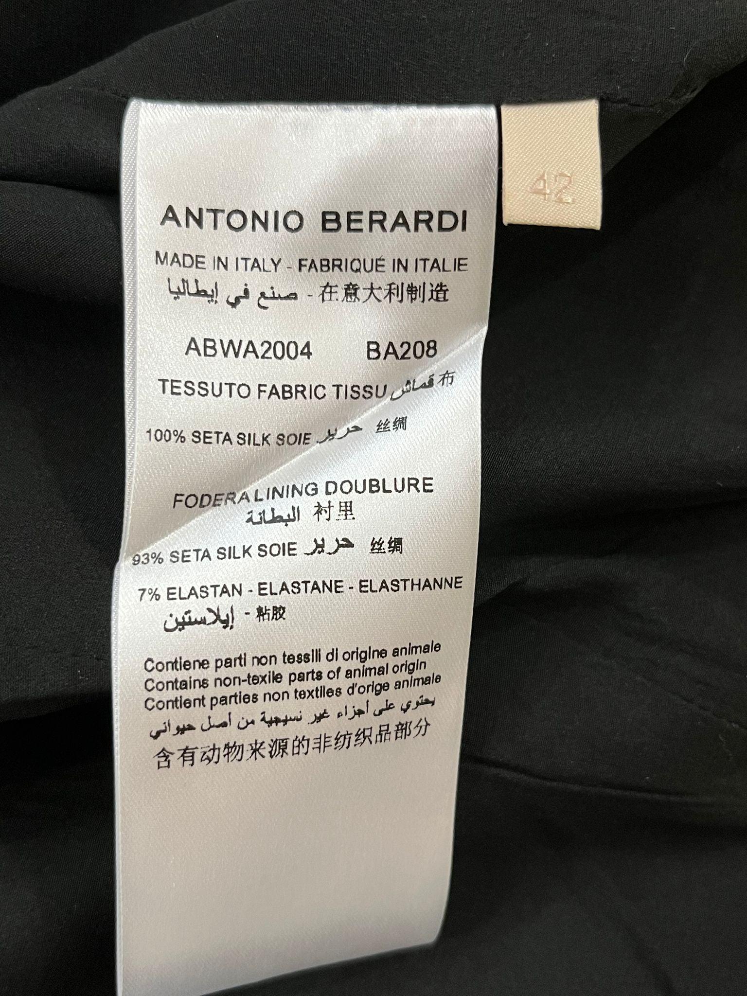 Antonio Beradi Silk Maxi Skirt For Sale 1
