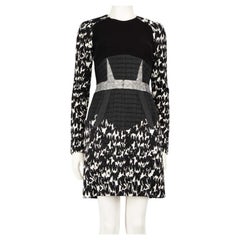Antonio Berardi Vestido con paneles de motivos abstractos Talla M