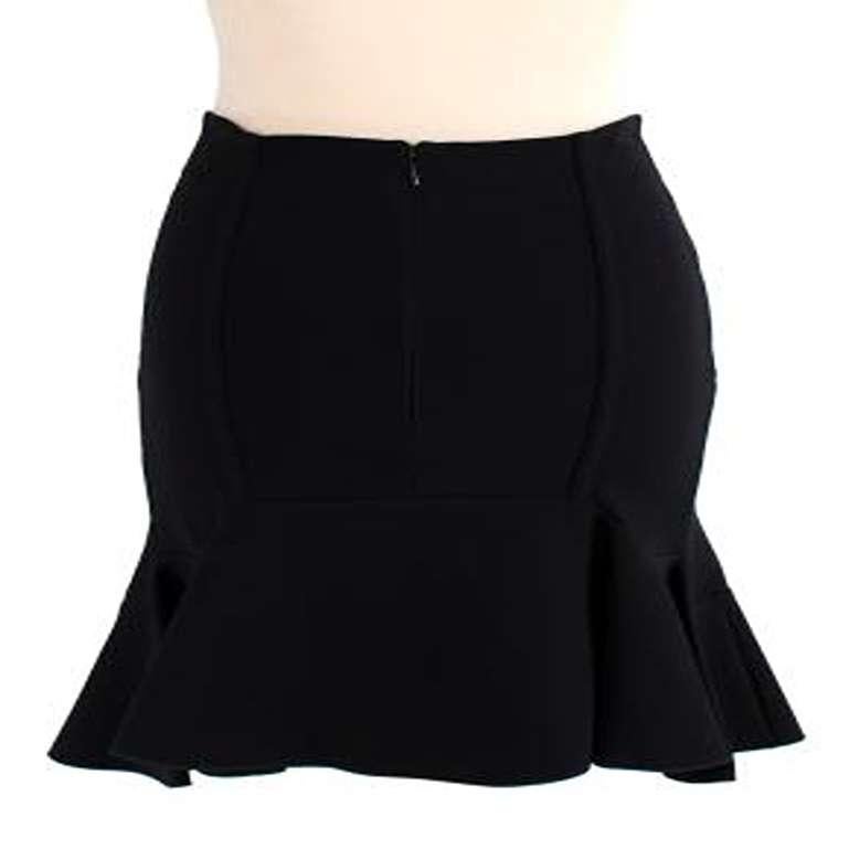 Antonio Berardi Black Fit & Flare Mini Skirt In Excellent Condition For Sale In London, GB