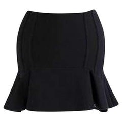 Antonio Berardi Black Fit & Flare Mini Skirt