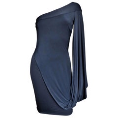 Vestido de una manga de seda Antonio Berardi