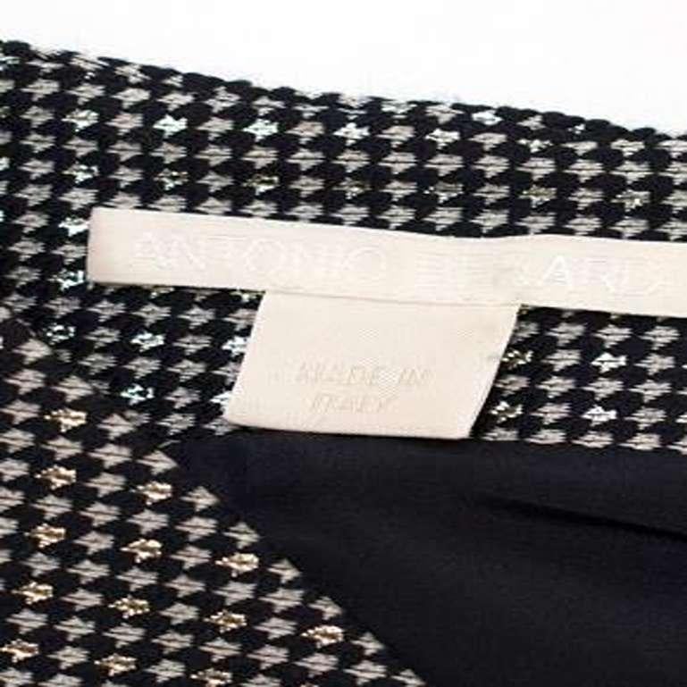 Antonio Berardi Silk and Wool Paneled Dress For Sale 2