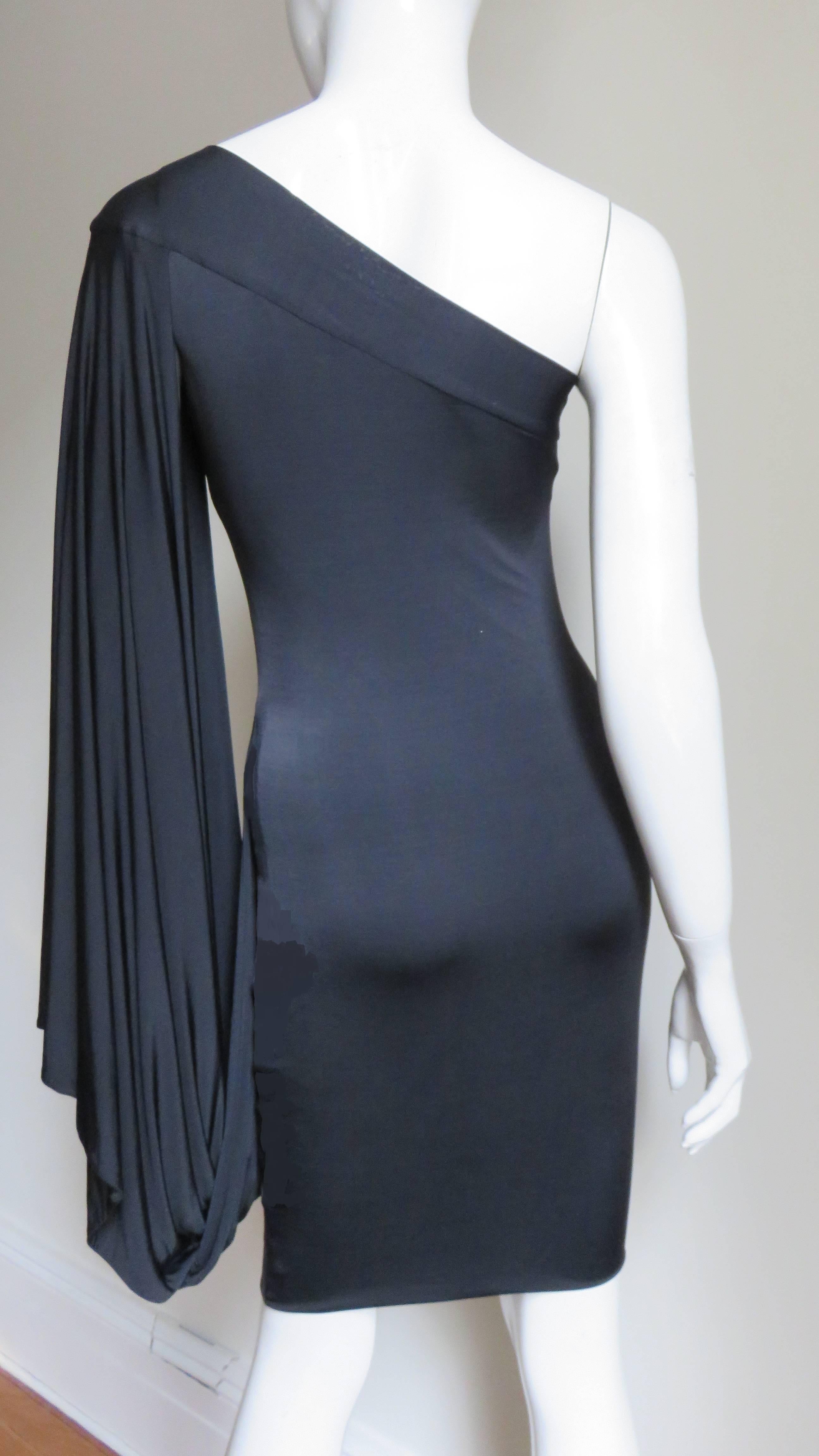 Antonio Berardi Silk One Sleeve Dress 2