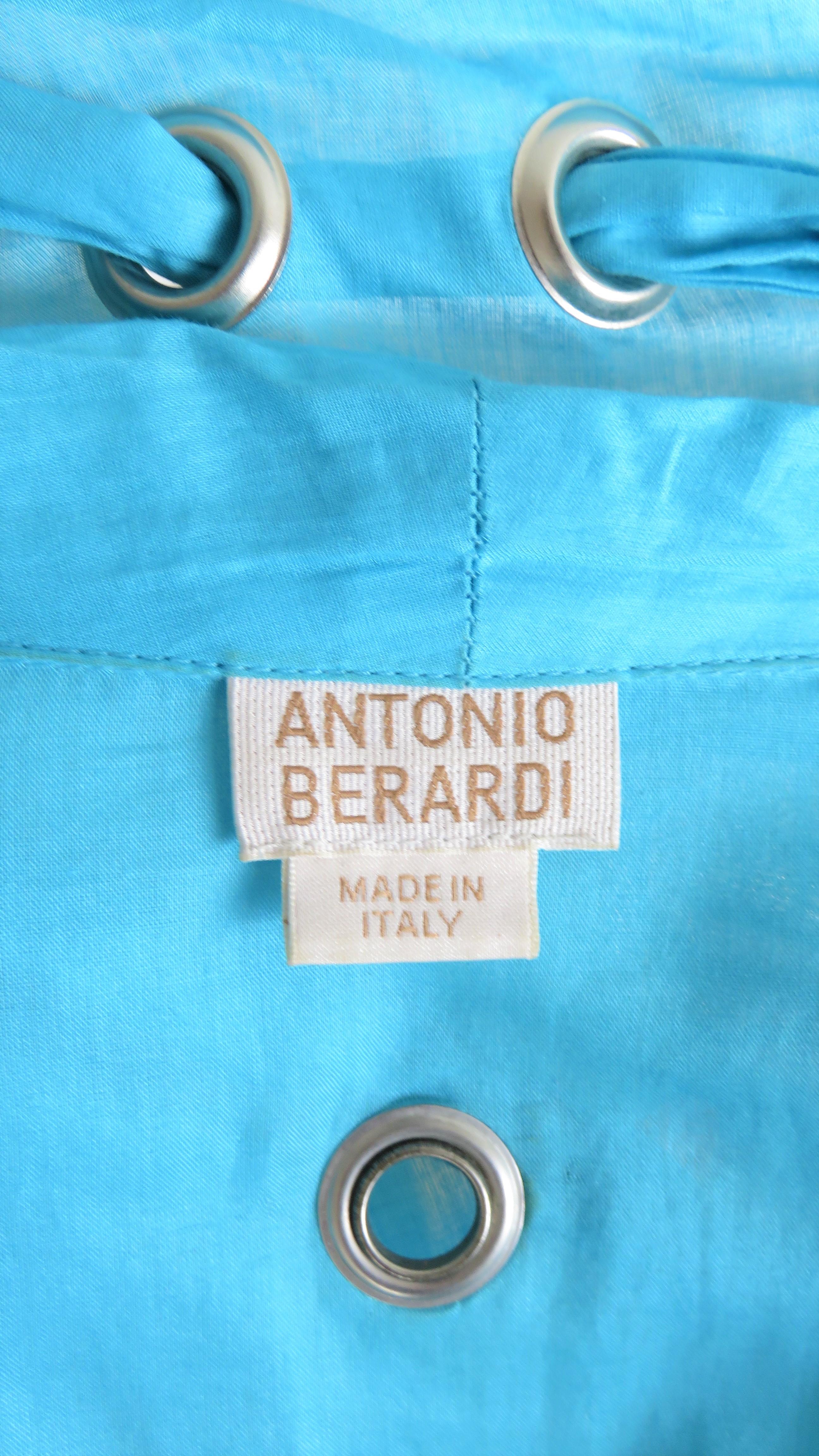 Antonio Berardi Straps and Grommets Draped Shirt For Sale 11