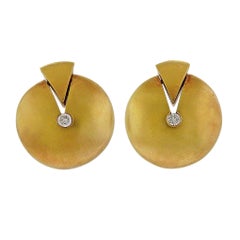 antonio bernardo earrings Antonio Bernardo Gold Diamond Earrings