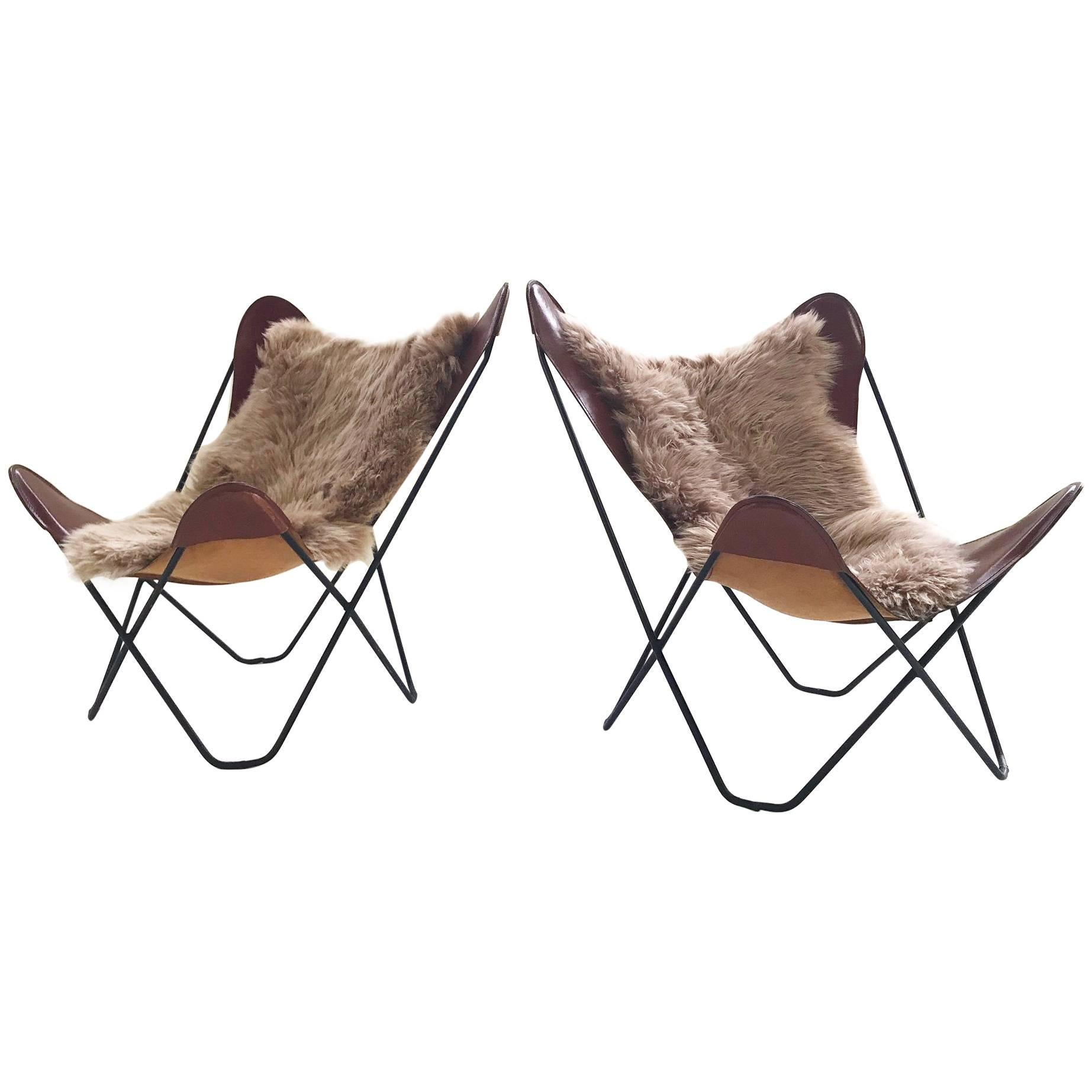 Antonio Bonet:: Juan Kurchan und Jorge Ferrari Hardoy für Knoll Butterfly Chairs