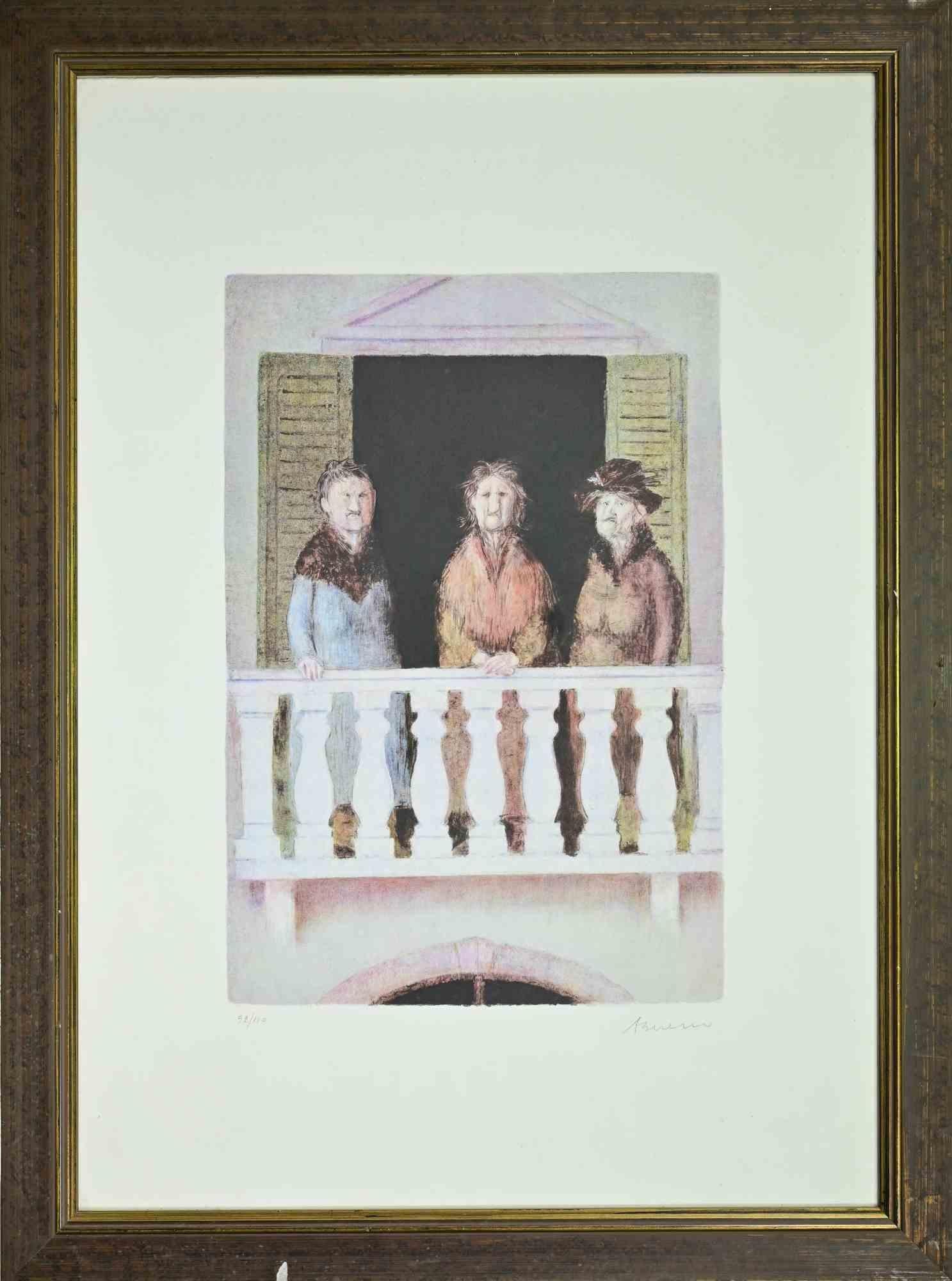 15-colors lithograph realized by Antonio Bueno in 1990s.

Image dimension 44.5x30.5. Edition of 92/150.

Includes a contemporary wooden frame.

Very good condition.