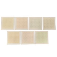 Antonio Calderara - Serigrafie di A. Calderara, "Tre tempi a modulo quadrato: ventun frequenze" 1974 Serigrafie di A. Calderara, "Tre tempi a modulo quadrato: ventun frequenze" 1974