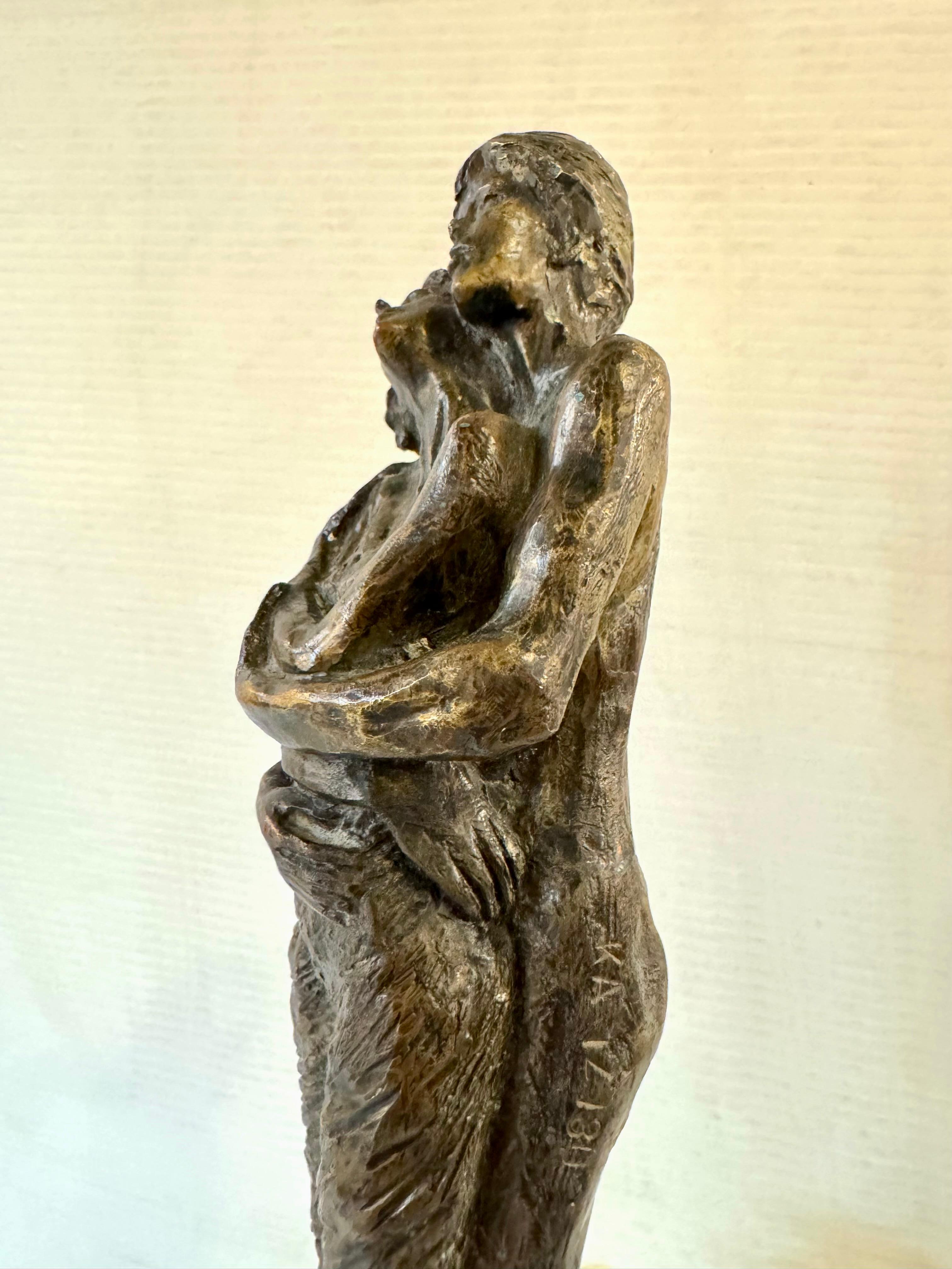 Antonio Camps Carol attr Escultura 'Abrazo' en Bueno estado para la venta en Brooklyn, NY