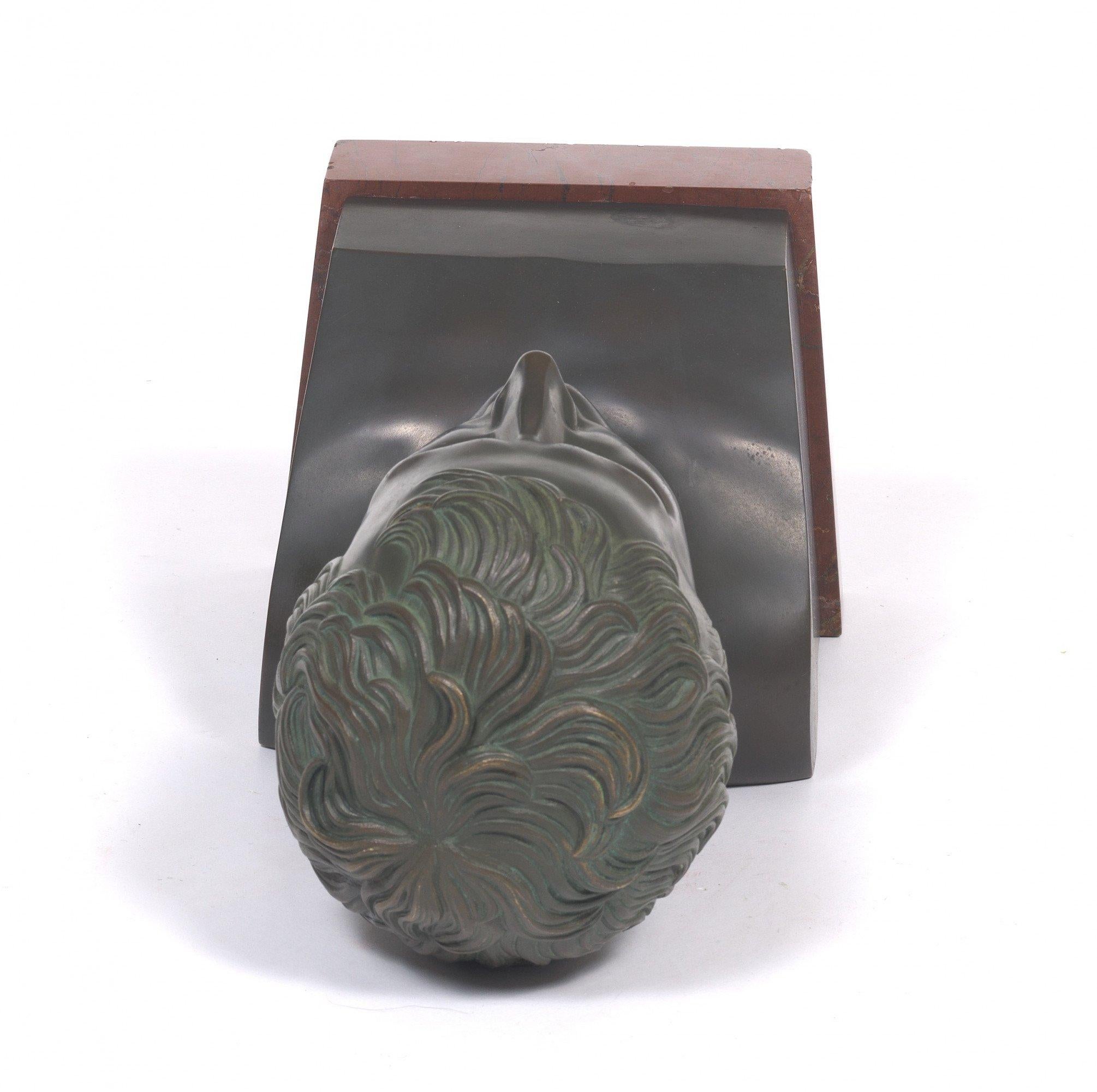 Bronzebüste des jungen Napoleons als Caesar aus dem 19. Jahrhundert im Angebot 2
