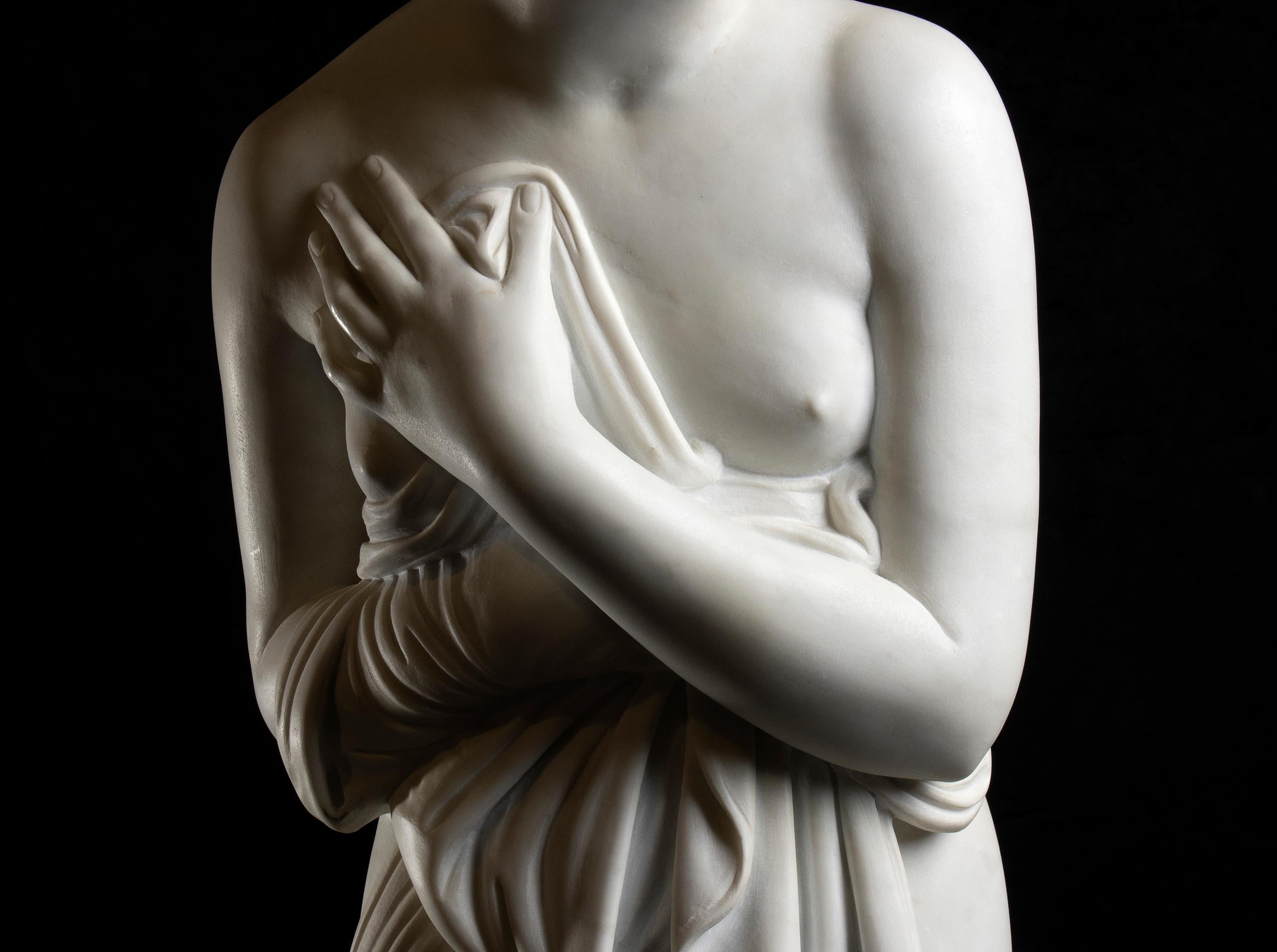 Antonio Canova (Después) Escultura de mármol de Venus Itálica Museo Uffizi XIX en venta 10