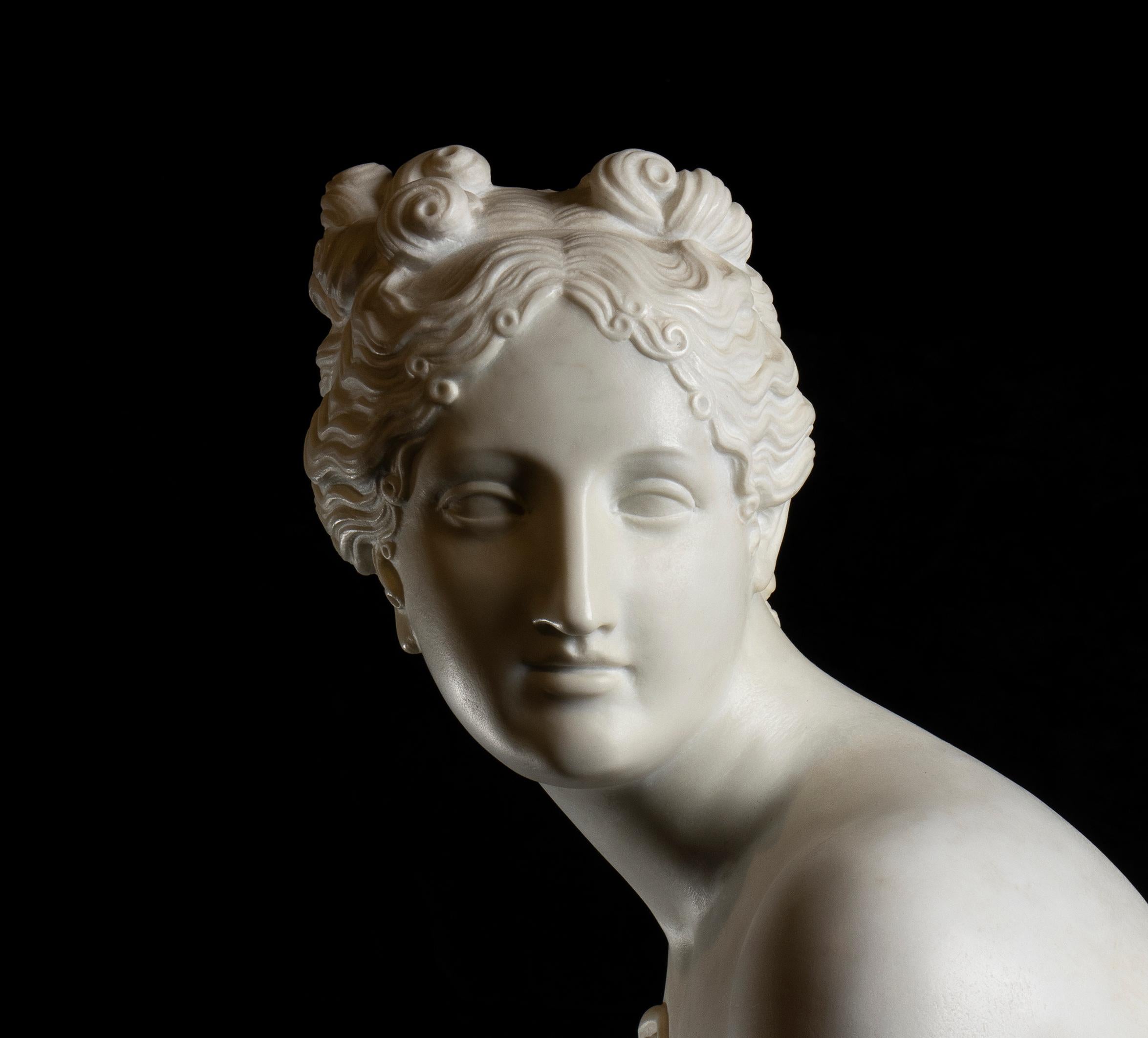 Antonio Canova (Después) Escultura de mármol de Venus Itálica Museo Uffizi XIX en venta 12