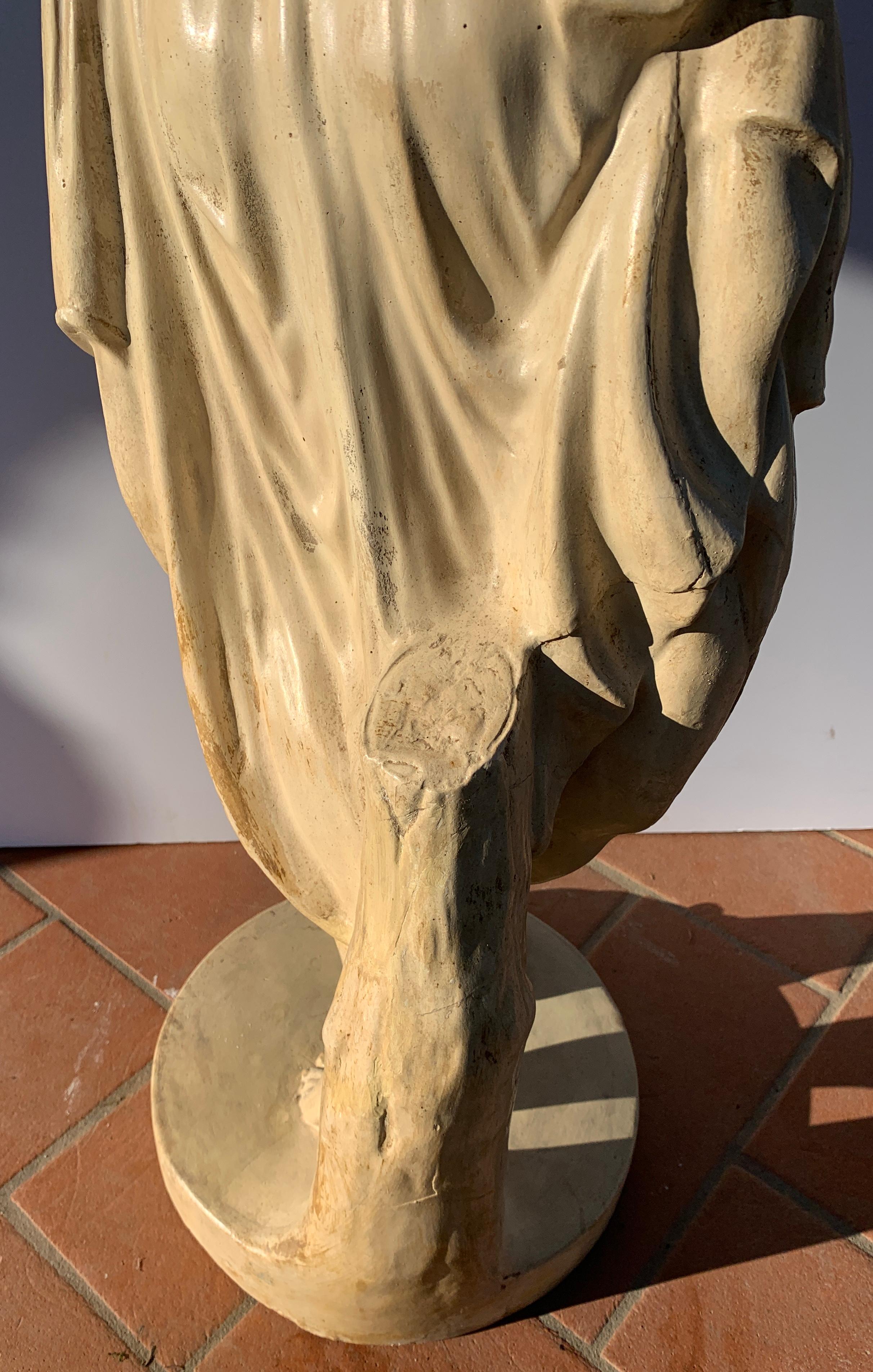 Suivre d'Antonio Canova - Paire de sculptures néoclassiques du 19-20e siècle en vente 8