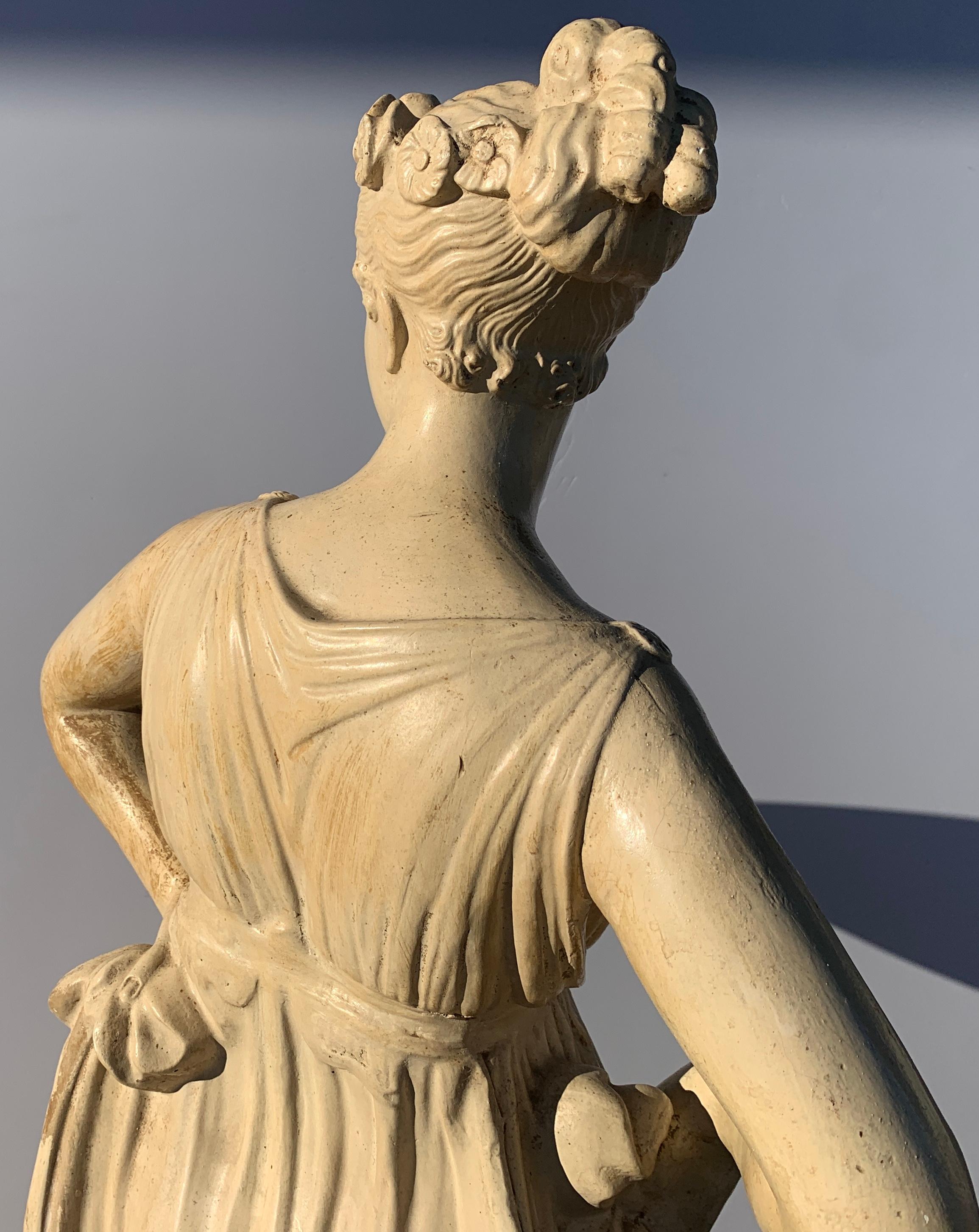 Follower of Antonio Canova – Paar neoklassizistische Skulpturen des 19. und 20. Jahrhunderts im Angebot 11