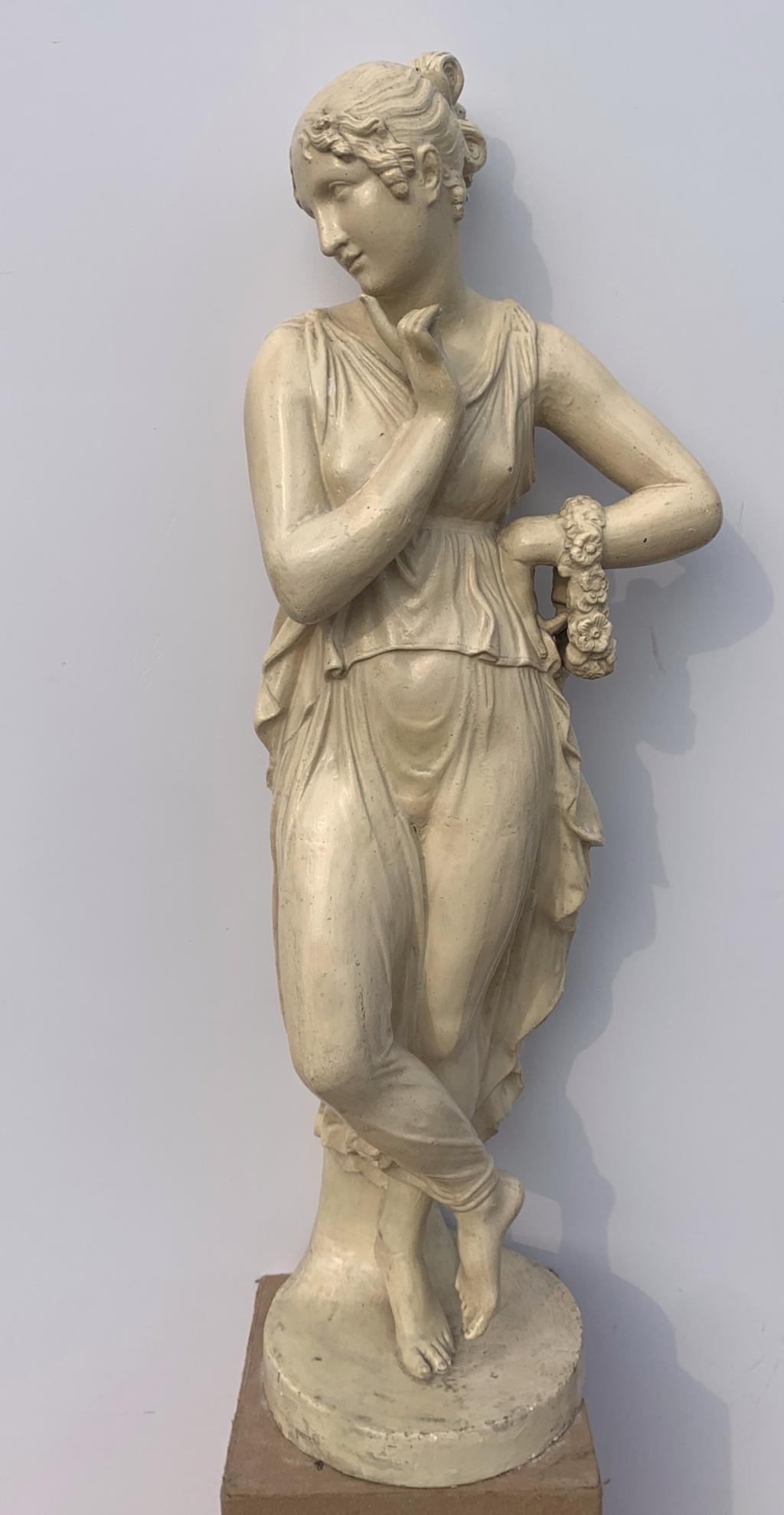 Suivre d'Antonio Canova - Paire de sculptures néoclassiques du 19-20e siècle en vente 11