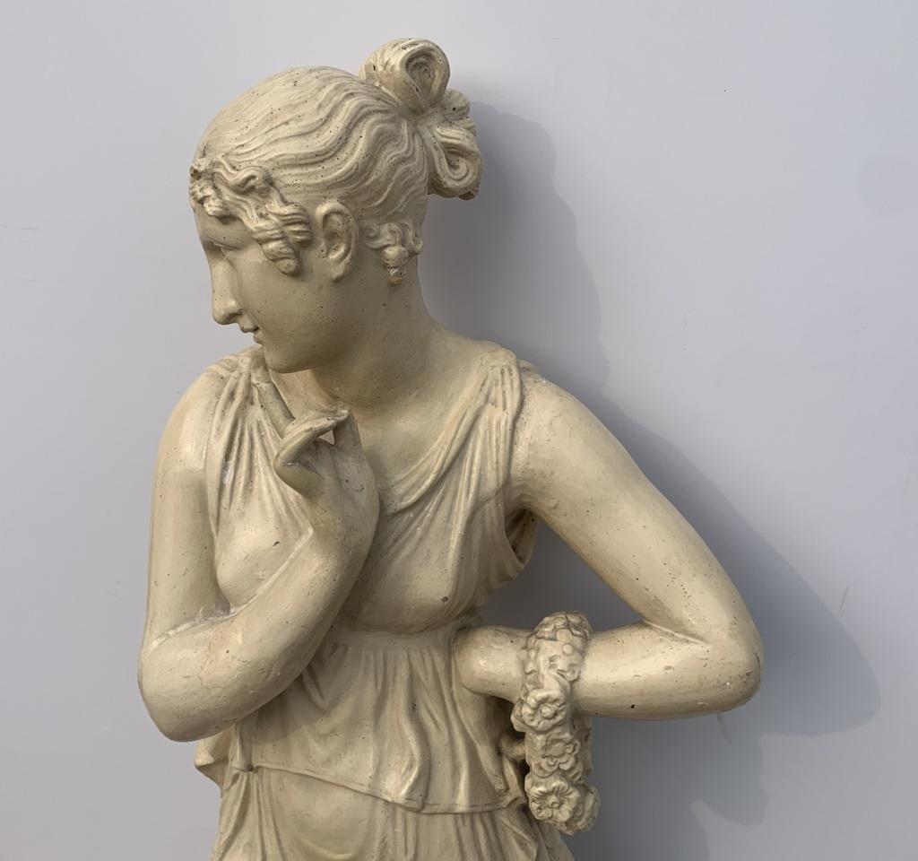 Suivre d'Antonio Canova - Paire de sculptures néoclassiques du 19-20e siècle en vente 14