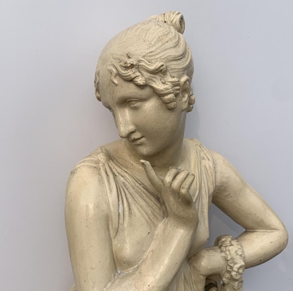 Follower of Antonio Canova - Pair of 19-20th century neoclassical sculptures For Sale 13