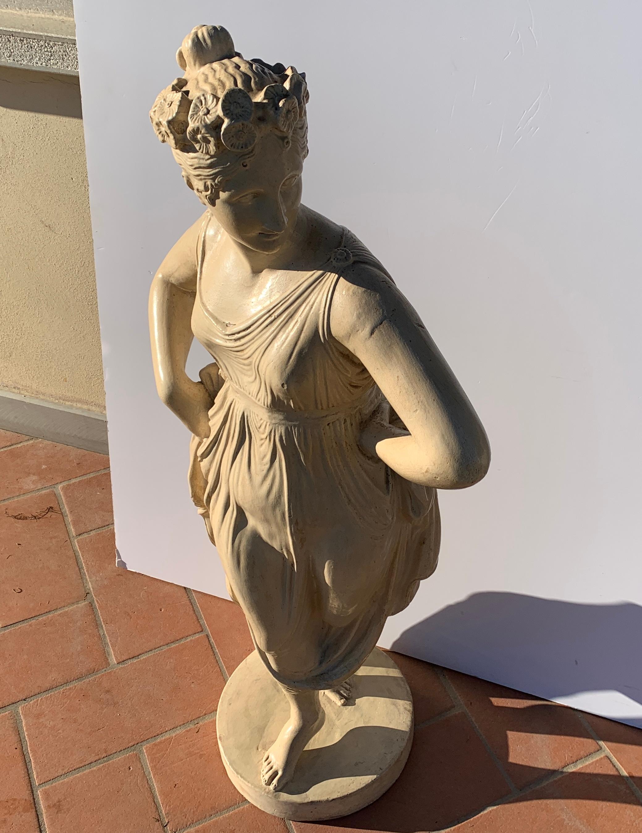 Suivre d'Antonio Canova - Paire de sculptures néoclassiques du 19-20e siècle en vente 1