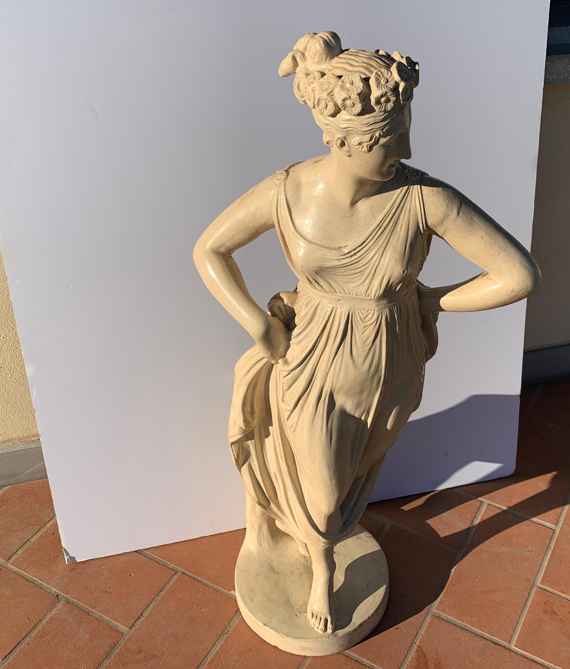 Suivre d'Antonio Canova - Paire de sculptures néoclassiques du 19-20e siècle en vente 2