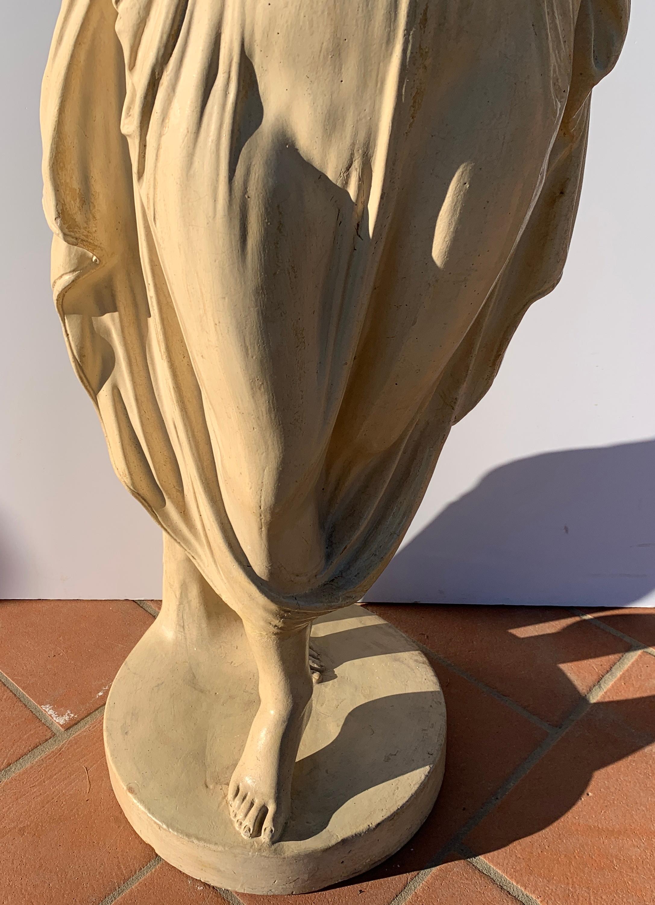 Follower of Antonio Canova – Paar neoklassizistische Skulpturen des 19. und 20. Jahrhunderts im Angebot 7