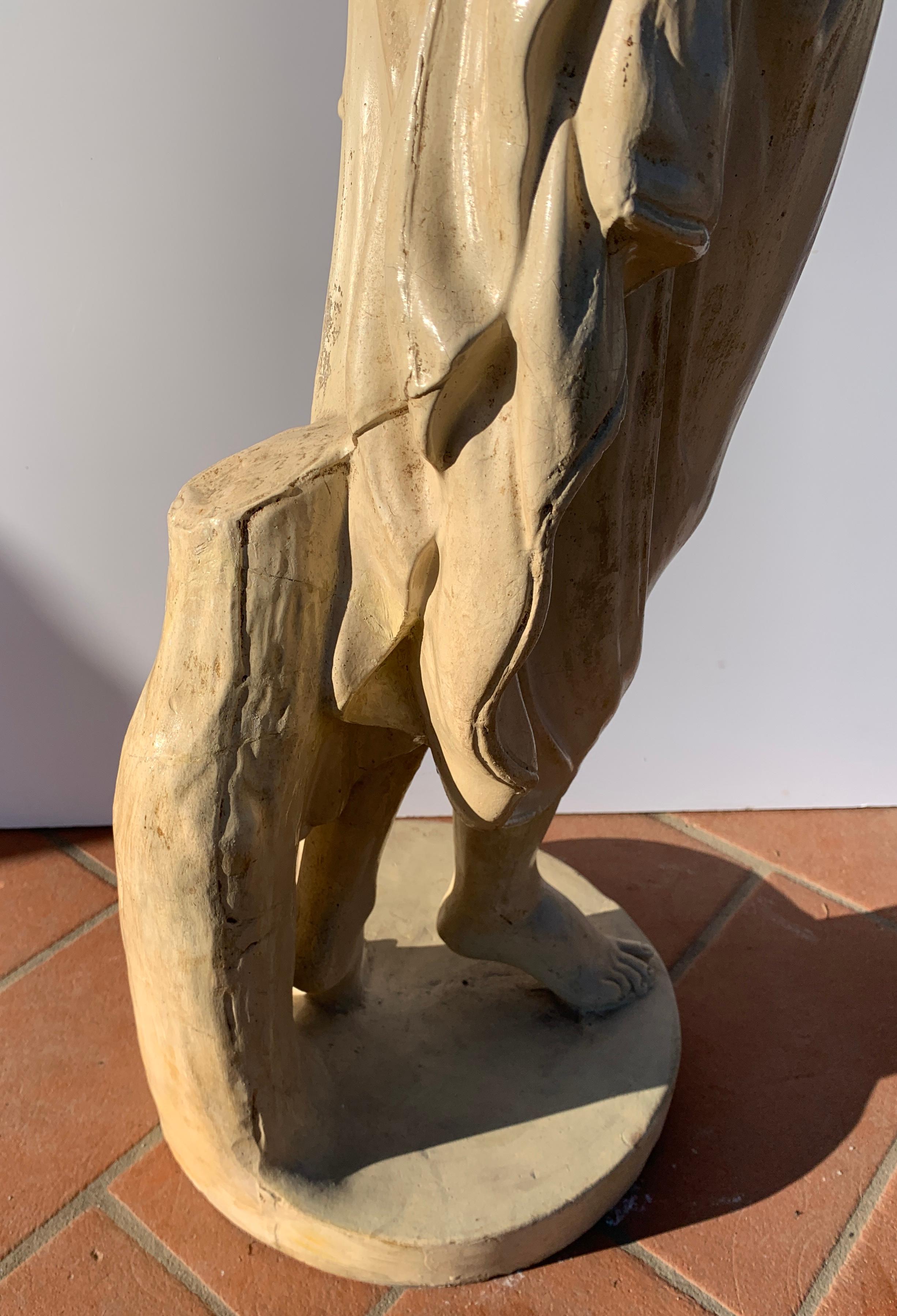 Follower of Antonio Canova – Paar neoklassizistische Skulpturen des 19. und 20. Jahrhunderts im Angebot 8