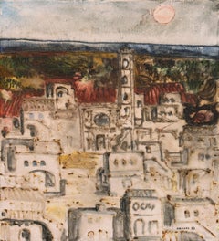 « Rooftops of Tuscany », école italienne, musée Des Moines, Biennale de Venise, Rome