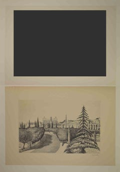 Altar of the Fatherland - Etching by Antonio Carbonati - 1947