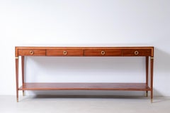 Grande console di Antonio Cassi Ramelli del 1940 con piano in marmo