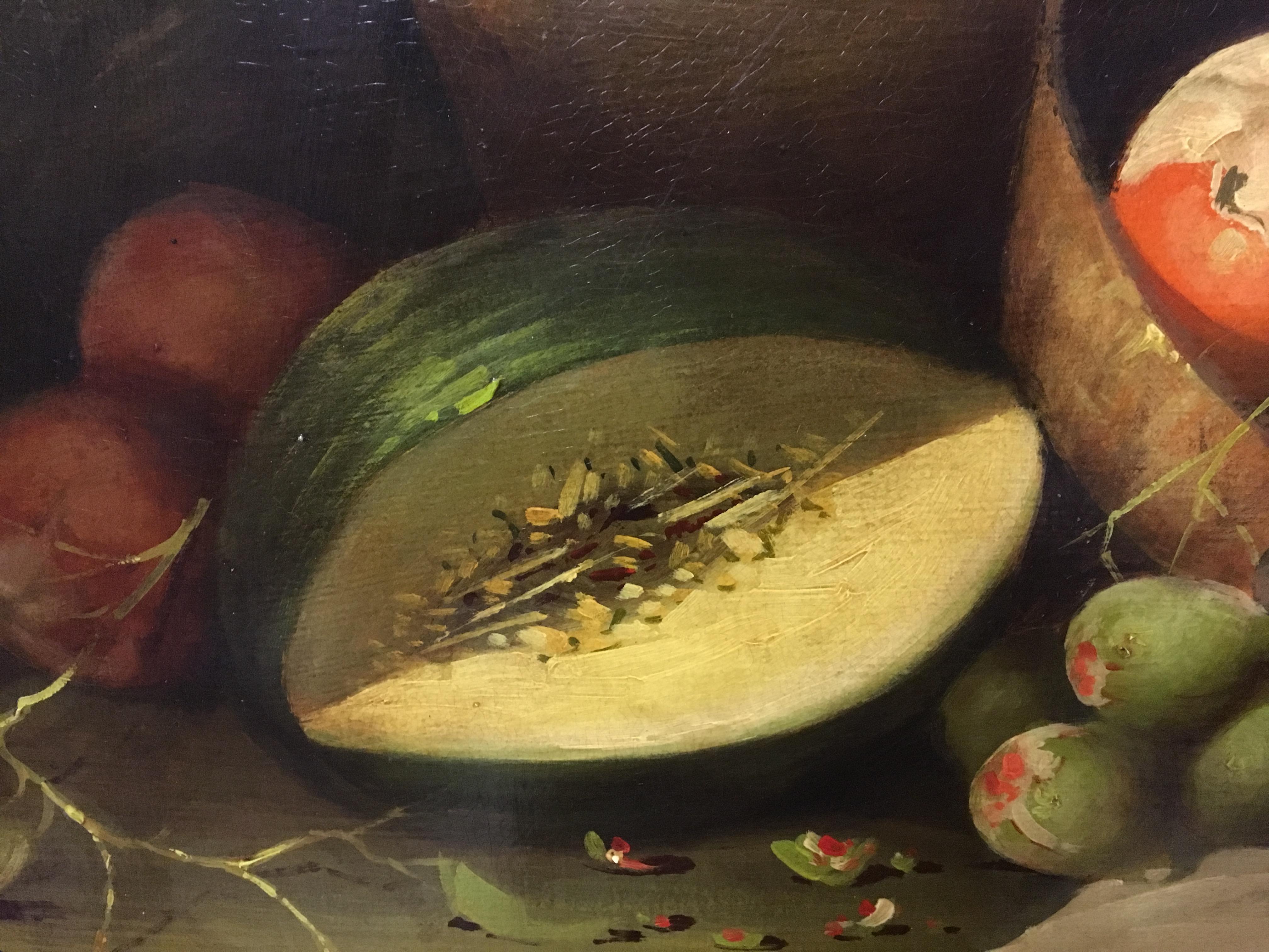 Still life Antonio Celli Italia 2002 Oil on canvas cm. 80x100
n this precious oil on canvas, Antonio Celli is inspired by the paintings of the Neapolitan school of the 17th century, which had as one of the greatest exponents of still life the Master