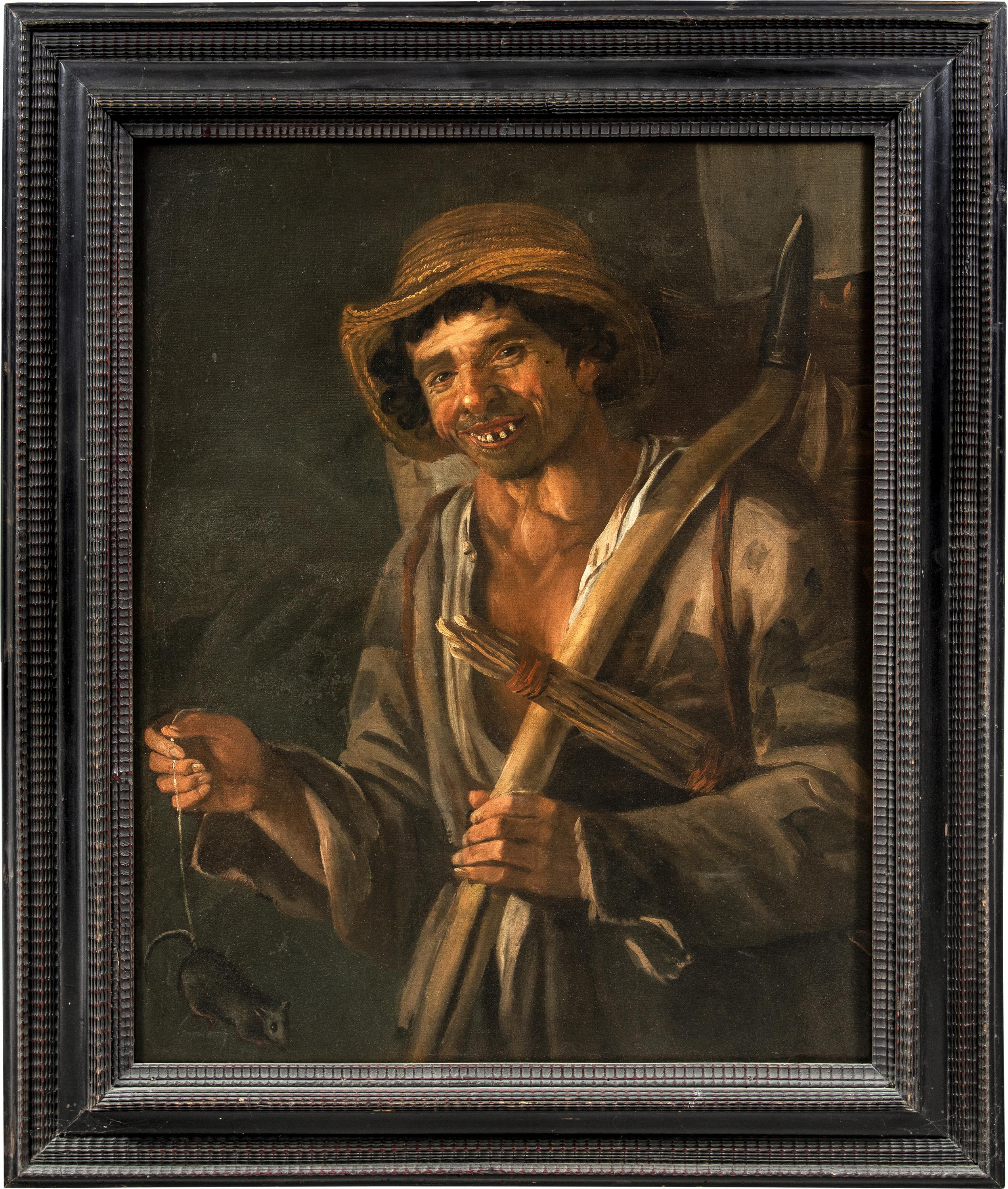 Antonio Cifrondi (Mailänder Meister) - 17. Jahrhundert Figurenmalerei - Bauernmaus im Angebot 1