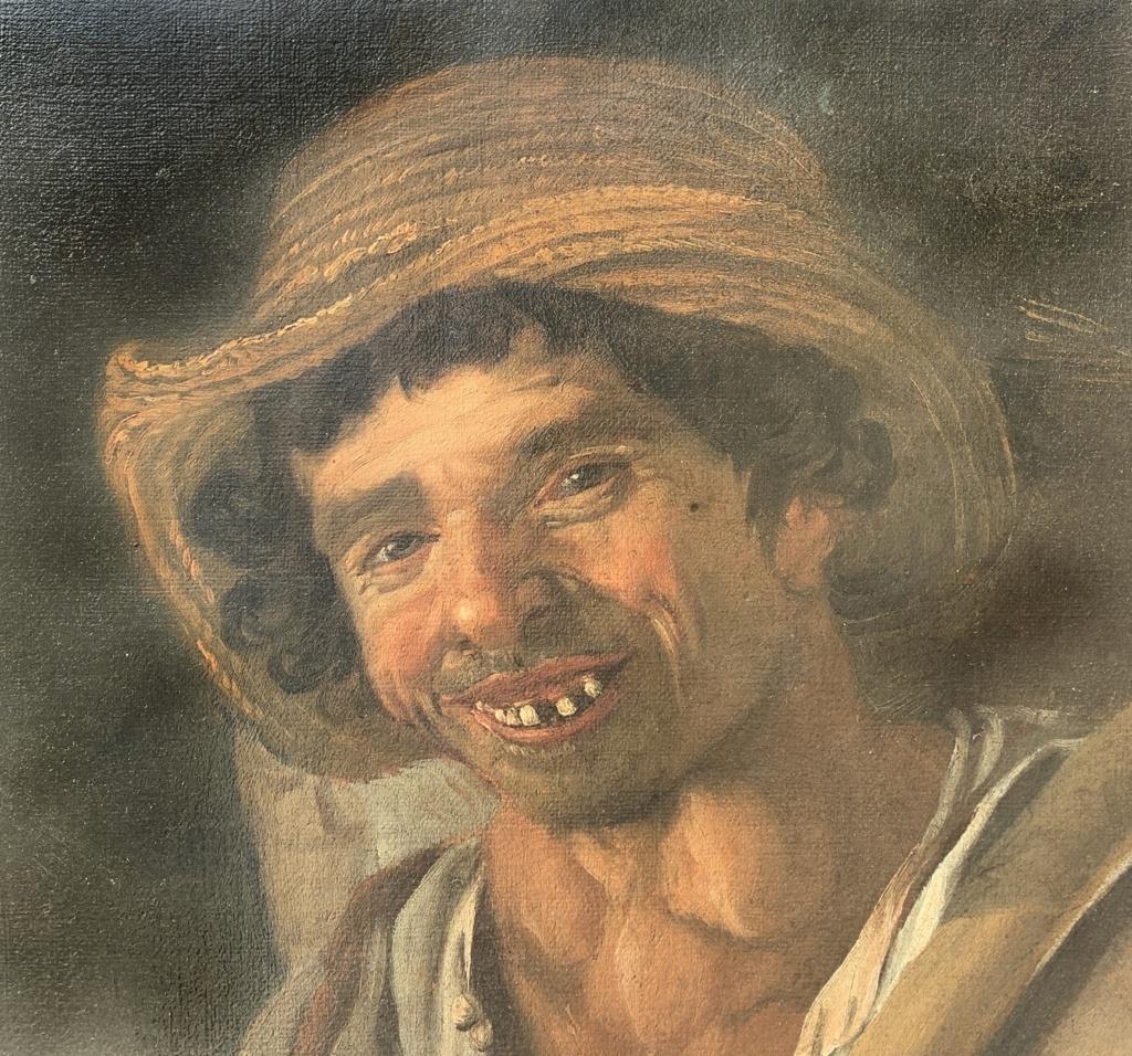 Antonio Cifrondi (Mailänder Meister) - 17. Jahrhundert Figurenmalerei - Bauernmaus im Angebot 2