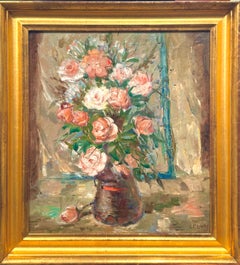 Antonio Cirino Floral Still Life Painting "Roses in Command"