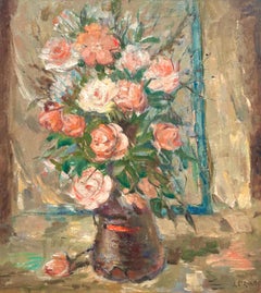 Antonio Cirino Floral Still Life Painting "Roses in Command"