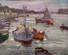 Antonio Cirino painting "In the Cove", Famous Rockport Artist, Historic Artist