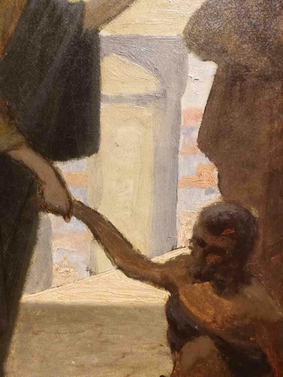 Dipinto religioso storico purista figurativo del XIX secolo toscano en vente 1