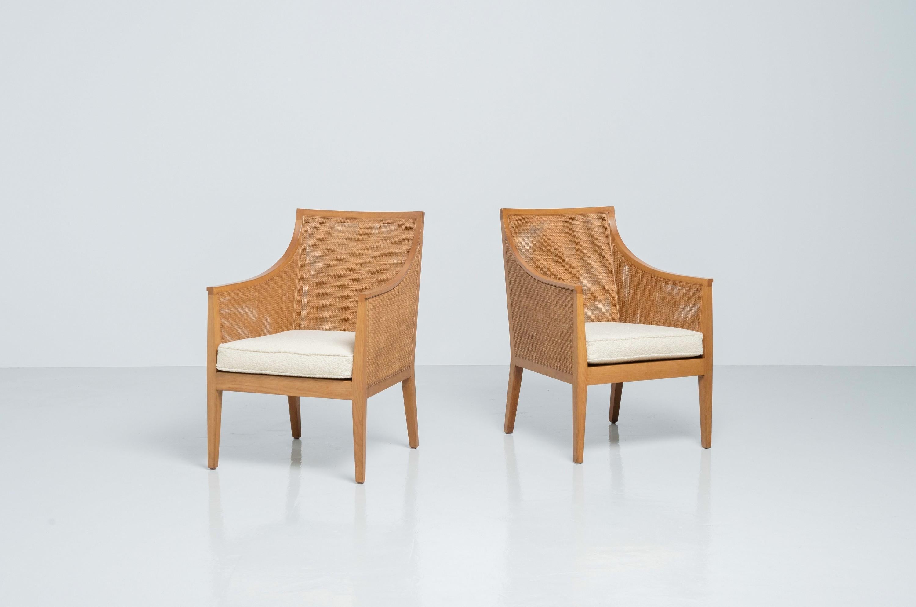 Late 20th Century Antonio Citterio Arm Chairs Flexform Italy 1970 For Sale